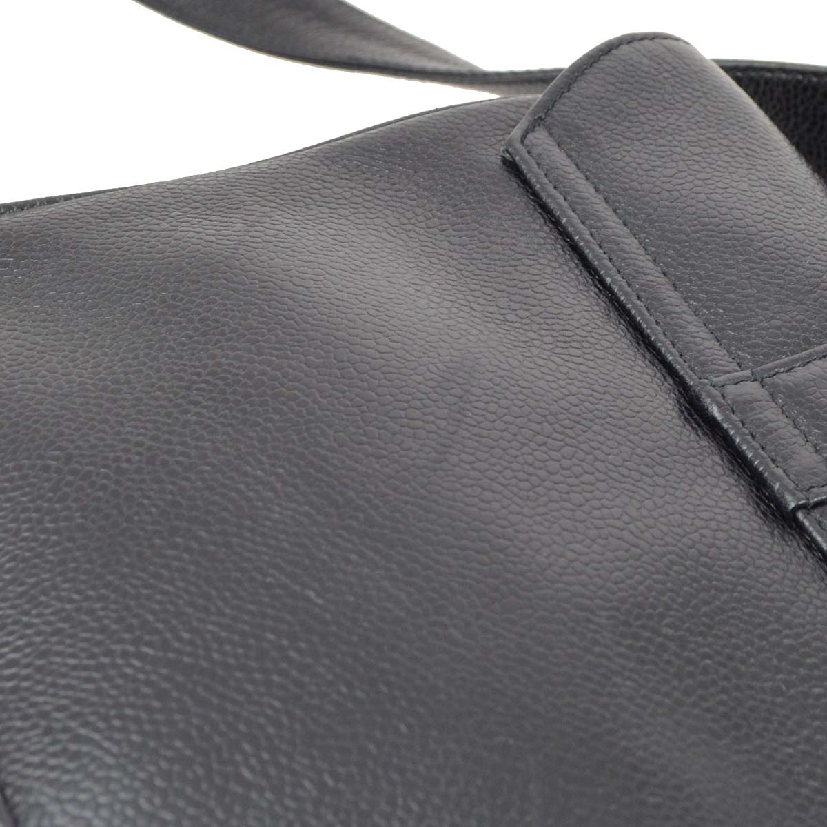 Luxury Chanel 1996-1997 Black Caviar Triple CC Backpack