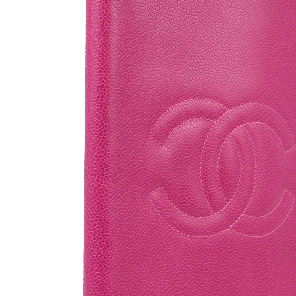 Luxury Chanel 1994-1996 Pink Caviar Notepad Cover Small New