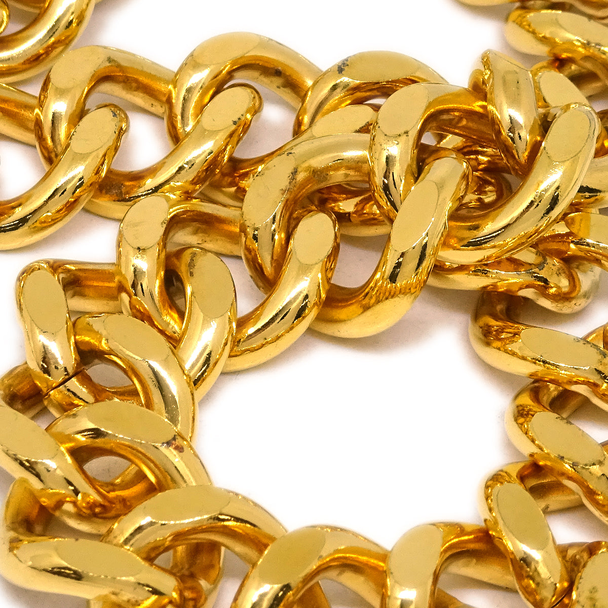 Luxury Chanel Medallion Chain Belt Gold Small New