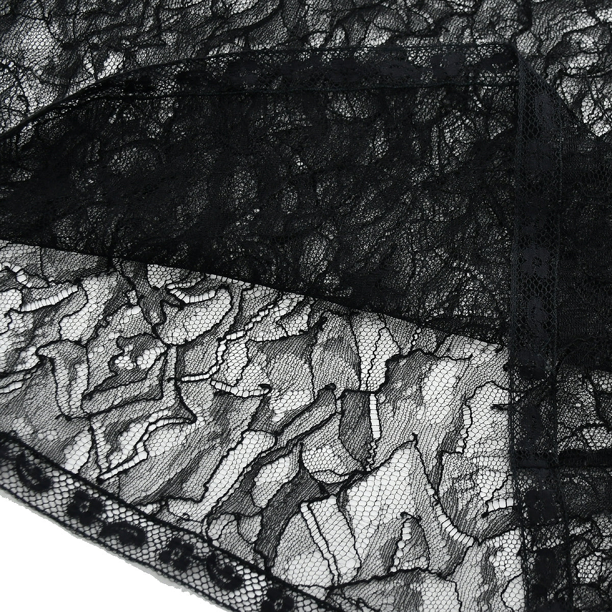 Luxury Chanel Sleeveless Lace Tops Black 00T #36