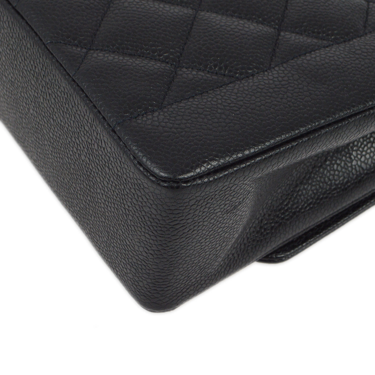 Luxury Chanel 1994-1996 Black Caviar Medium Diana Shoulder Bag