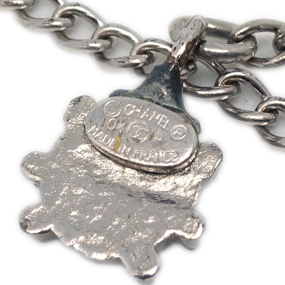 Luxury Chanel Silver Chain Ladybug Bracelet 04P