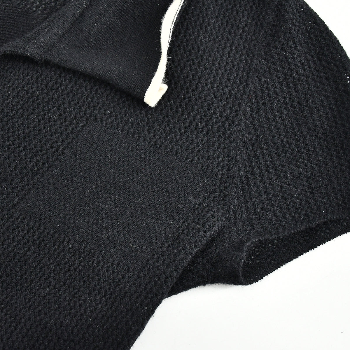 Luxury Chanel Short Sleeve Sweater Black 01C #40
