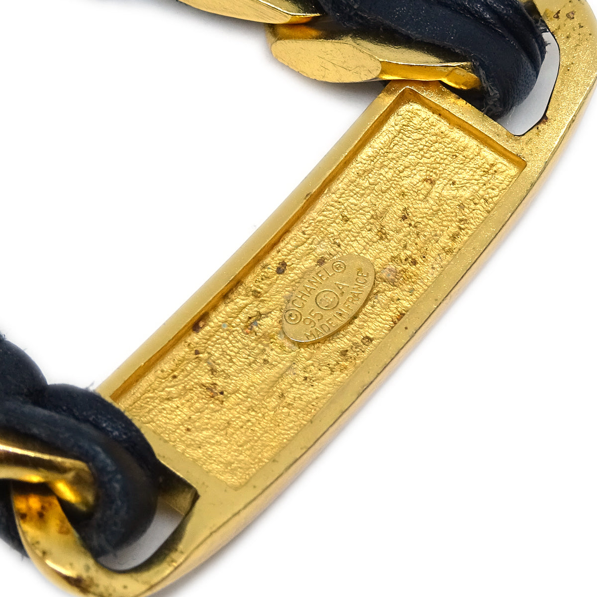 Luxury Chanel Bracelet Gold Black 95A