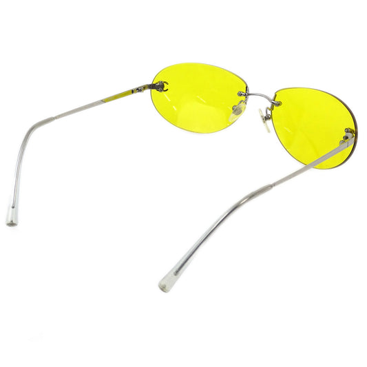 Luxury Chanel Sunglasses Eyewear Yellow Small New