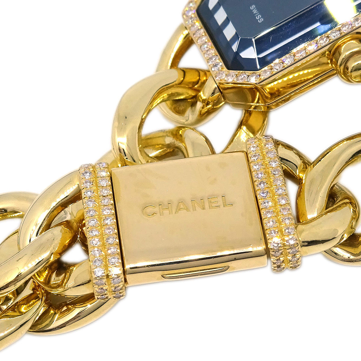 Luxury Chanel Premiere Watch 18KYG Diamond #XL