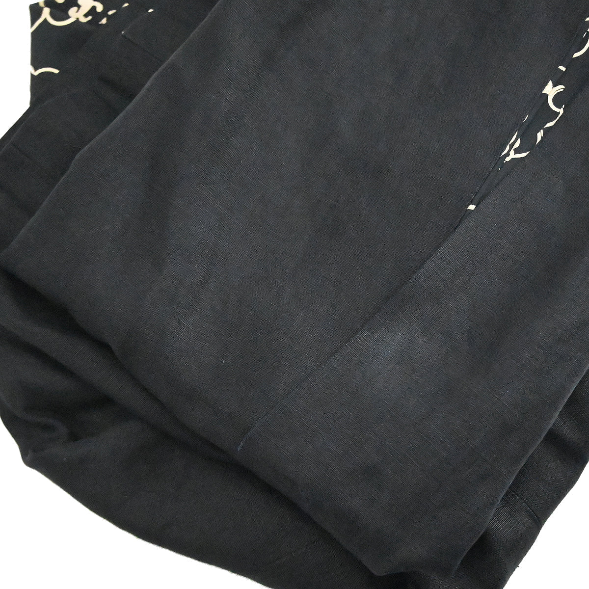 Luxury Chanel Setup Suit Jacket Skirt Black 93P #38