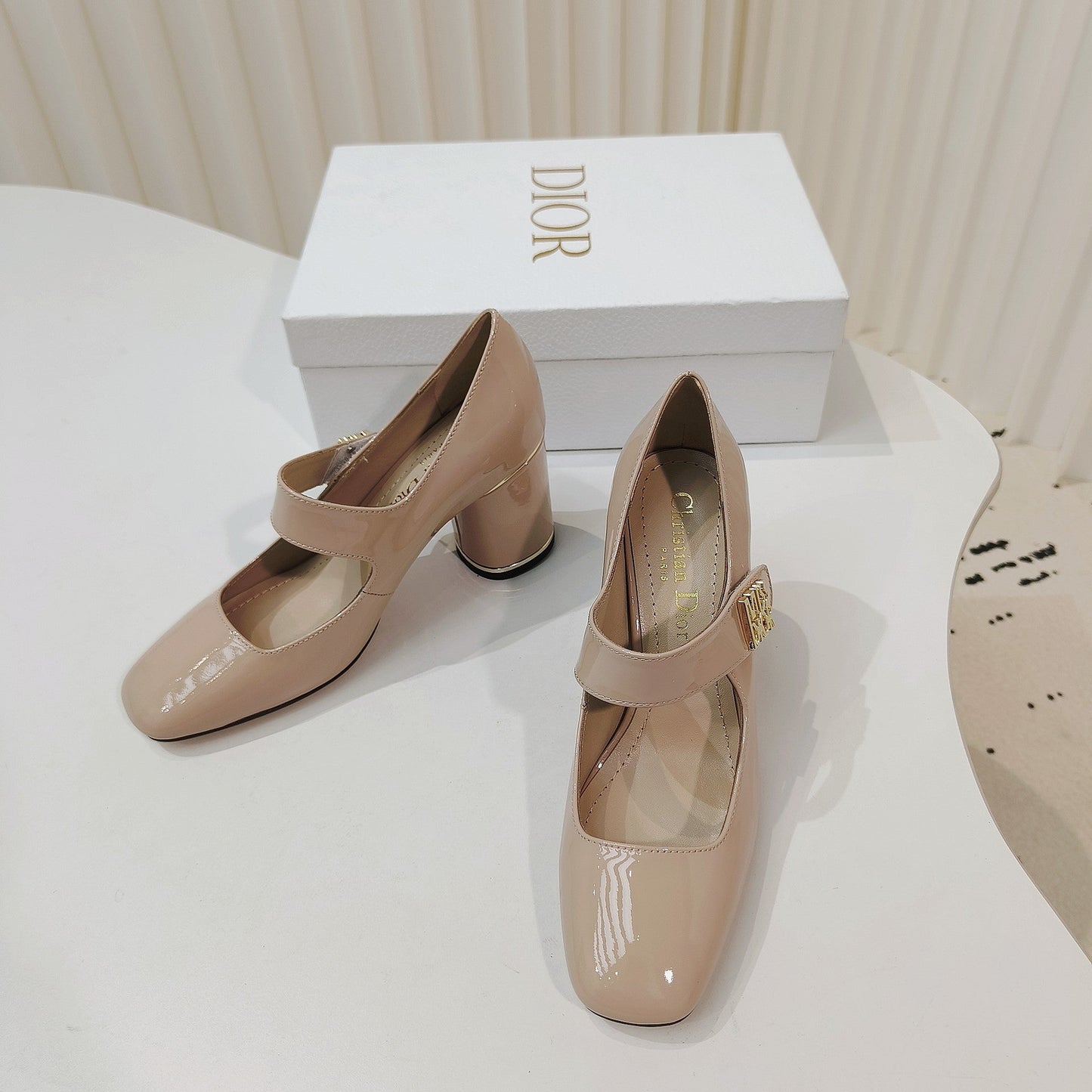 Luxury DiorMiss Luxury DiorPump 85mm In Beige Cowhide 111355
