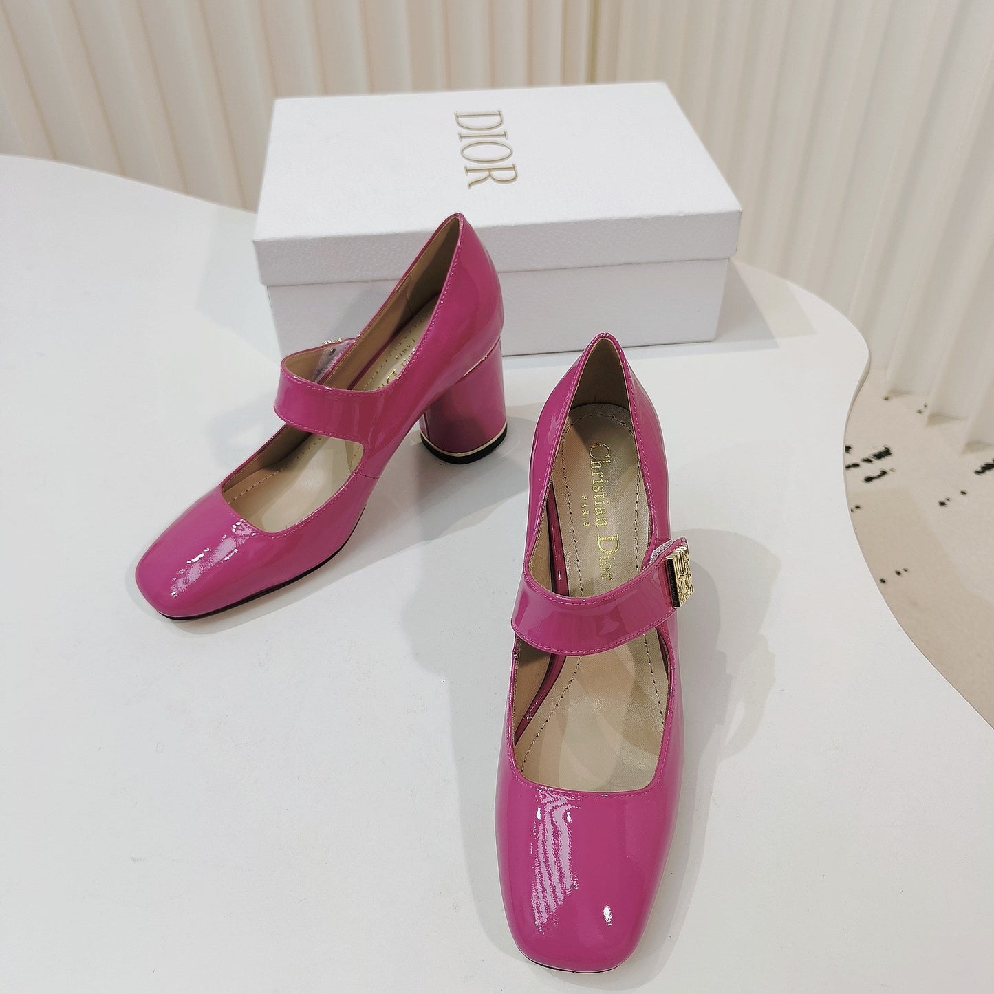 Luxury DiorMiss Luxury DiorPump 85mm In Deep Pink Cowhide 111357