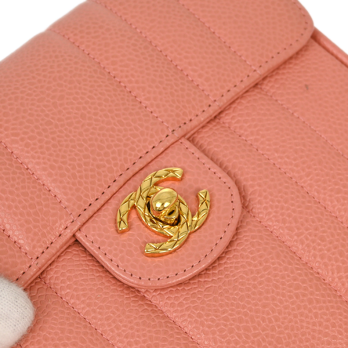Luxury Chanel * 1991-1994 Pink Caviar Mademoiselle Shoulder Bag