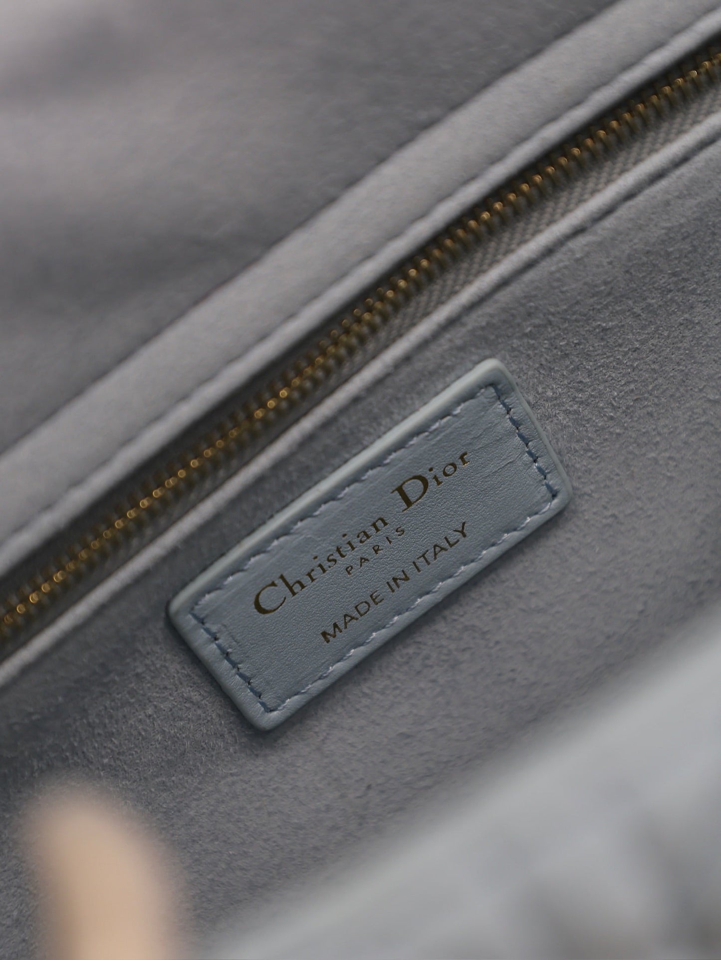 Luxury DiorLady Bag 20cm Celeste Blue Pale Green Lambskin