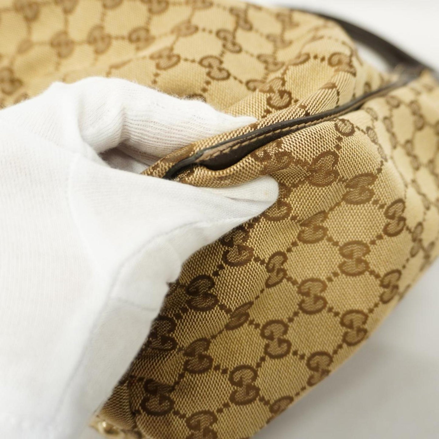 Luxury Gucci Trending 2025 Abbey Canvas Tote Bag ()