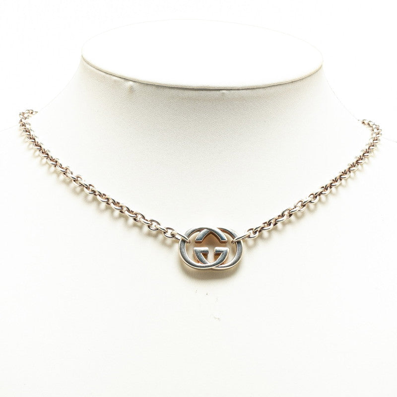 Gucci Interlocking G Silver Necklace