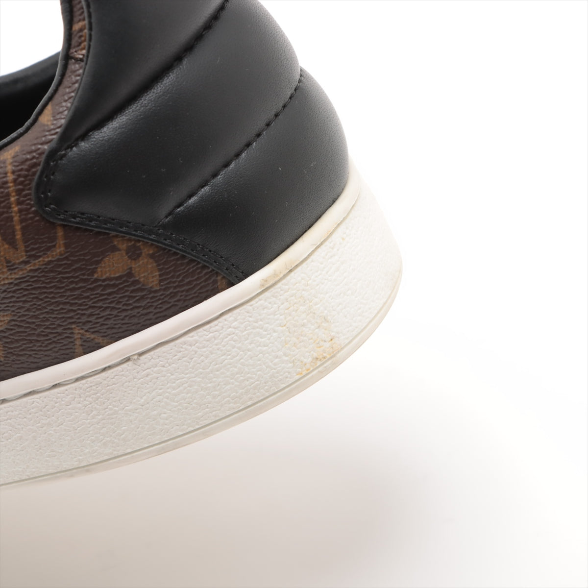 Louis Vuitton Front Line 16 Years PVC Leather Trainers 10 Men Brown MS0176 Monogram Change