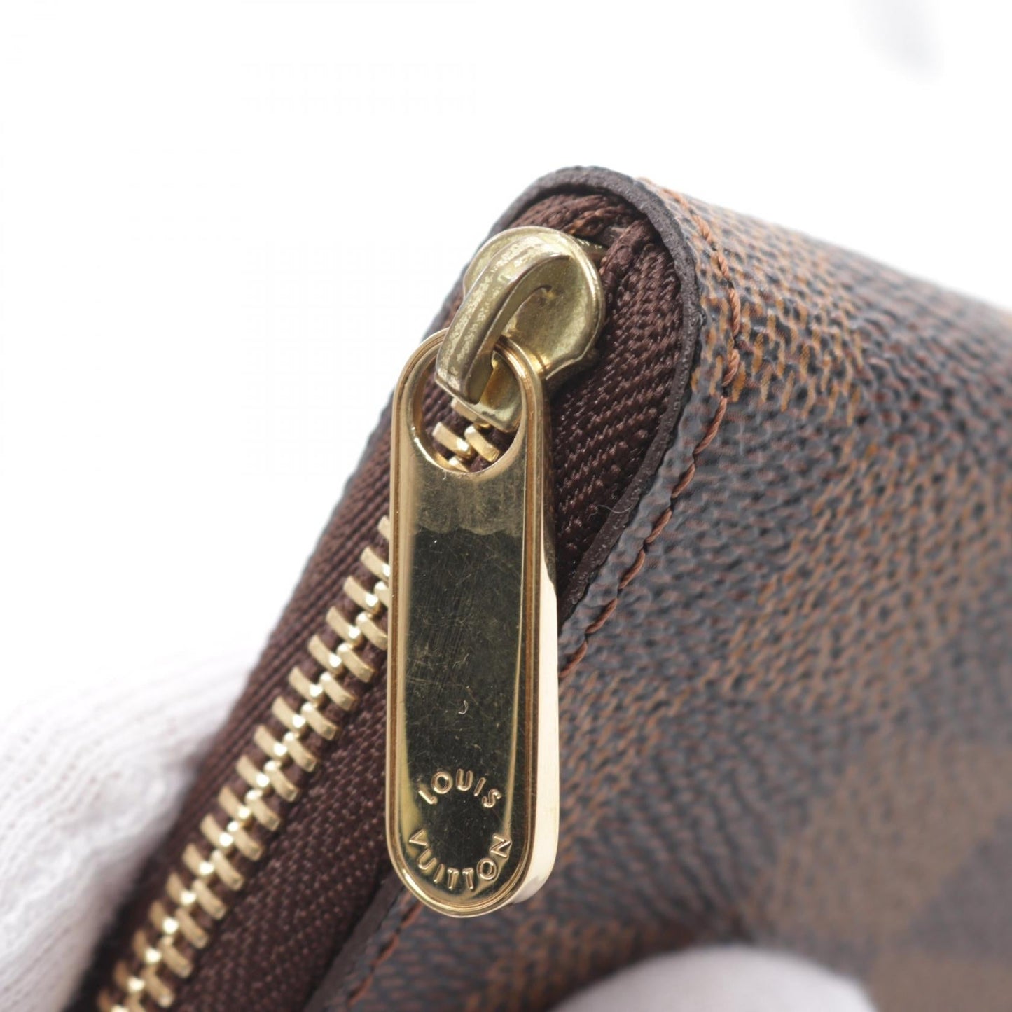 Louis Vuitton Zippy Coin Purse Wallet Brown N63070