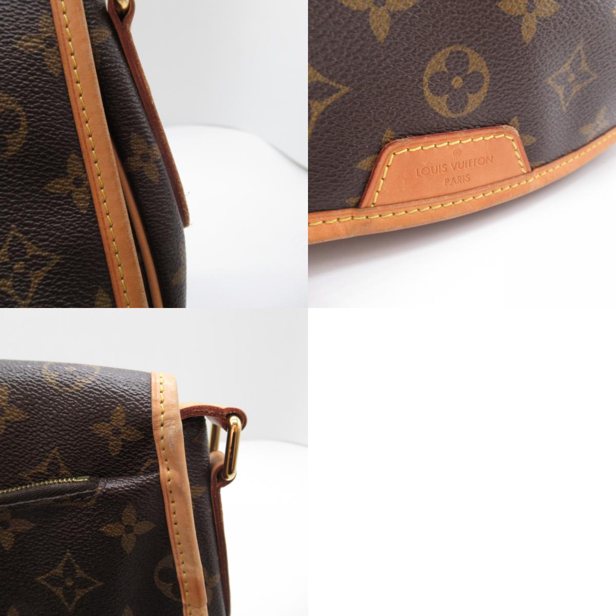Louis Vuitton Monogram Shoulder Bag Brown M40473