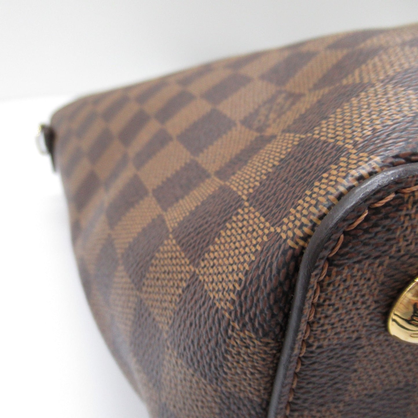 Louis Vuitton Damier Leather PVC Coated Canvas Shoulder Bag N44023