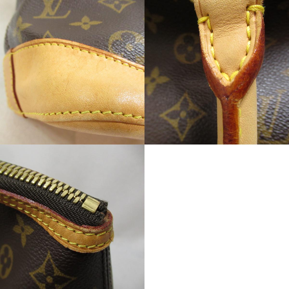 Louis Vuitton Lockit Handbag Monogram Brown M40102