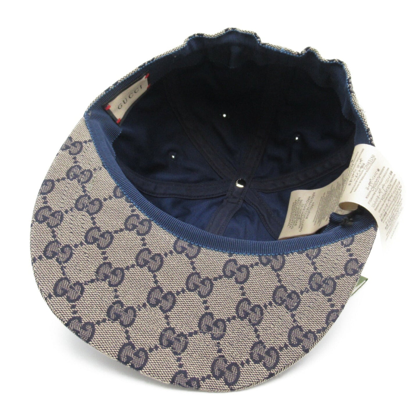 Luxury Gucci Trending 2025 GG Canvas Cotton Baseball Cap Blue