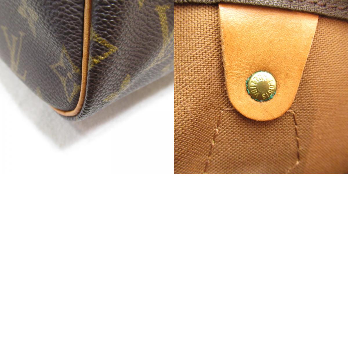 Louis Vuitton Speedy 30 Handbag Monogram Brown