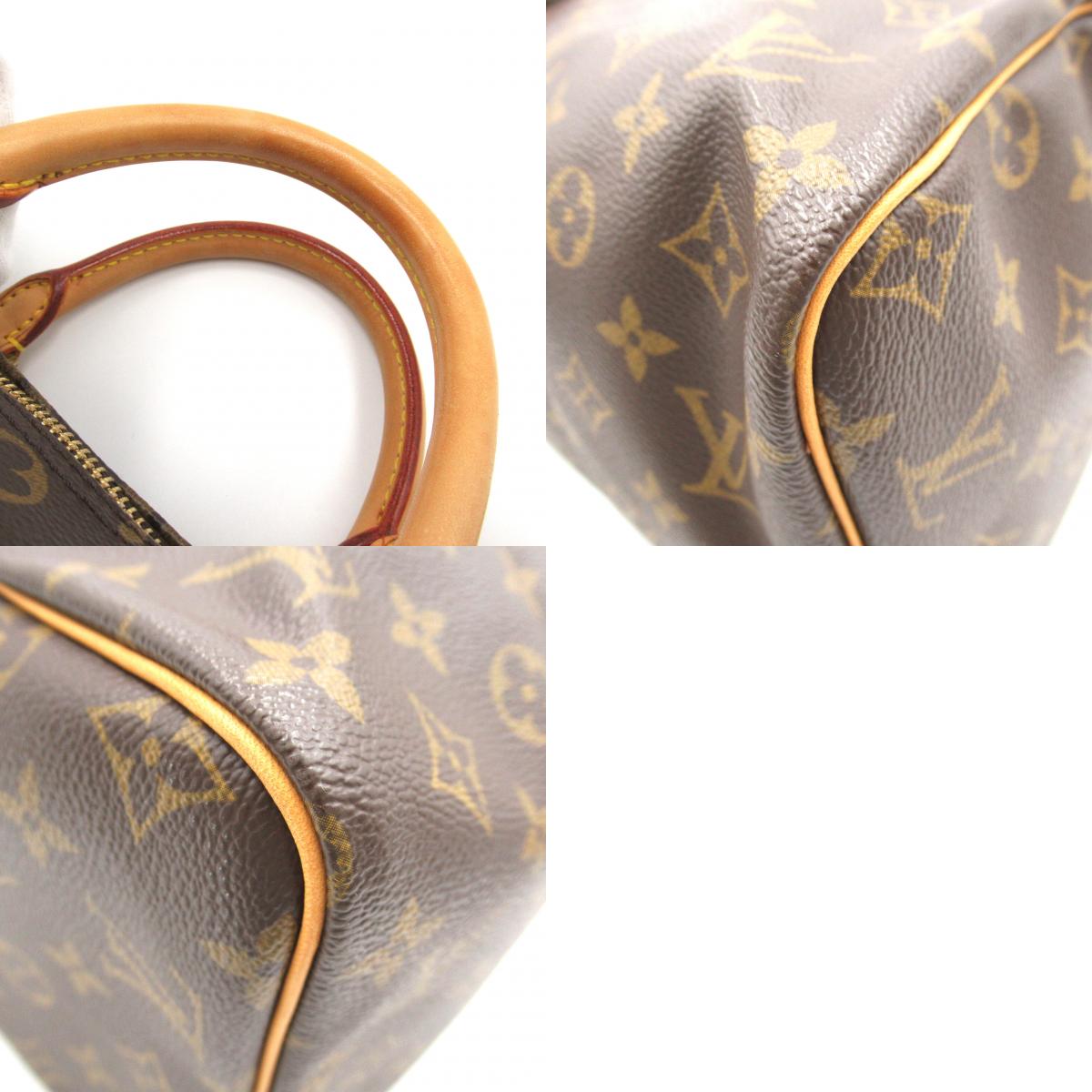 Louis Vuitton Speedy 30 Handbag Monogram Brown