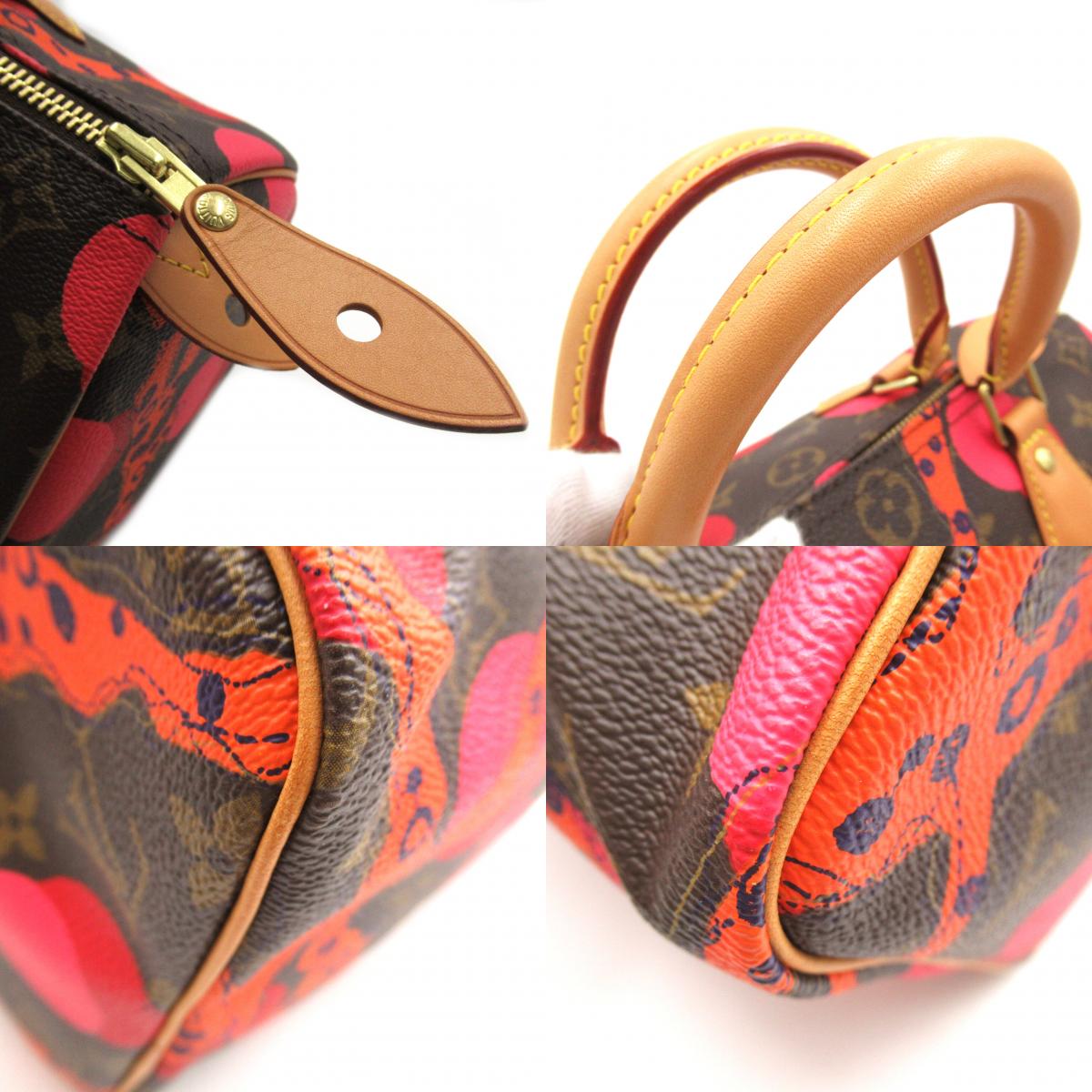 Louis Vuitton Speedy 30 Handbag Monogram Orange