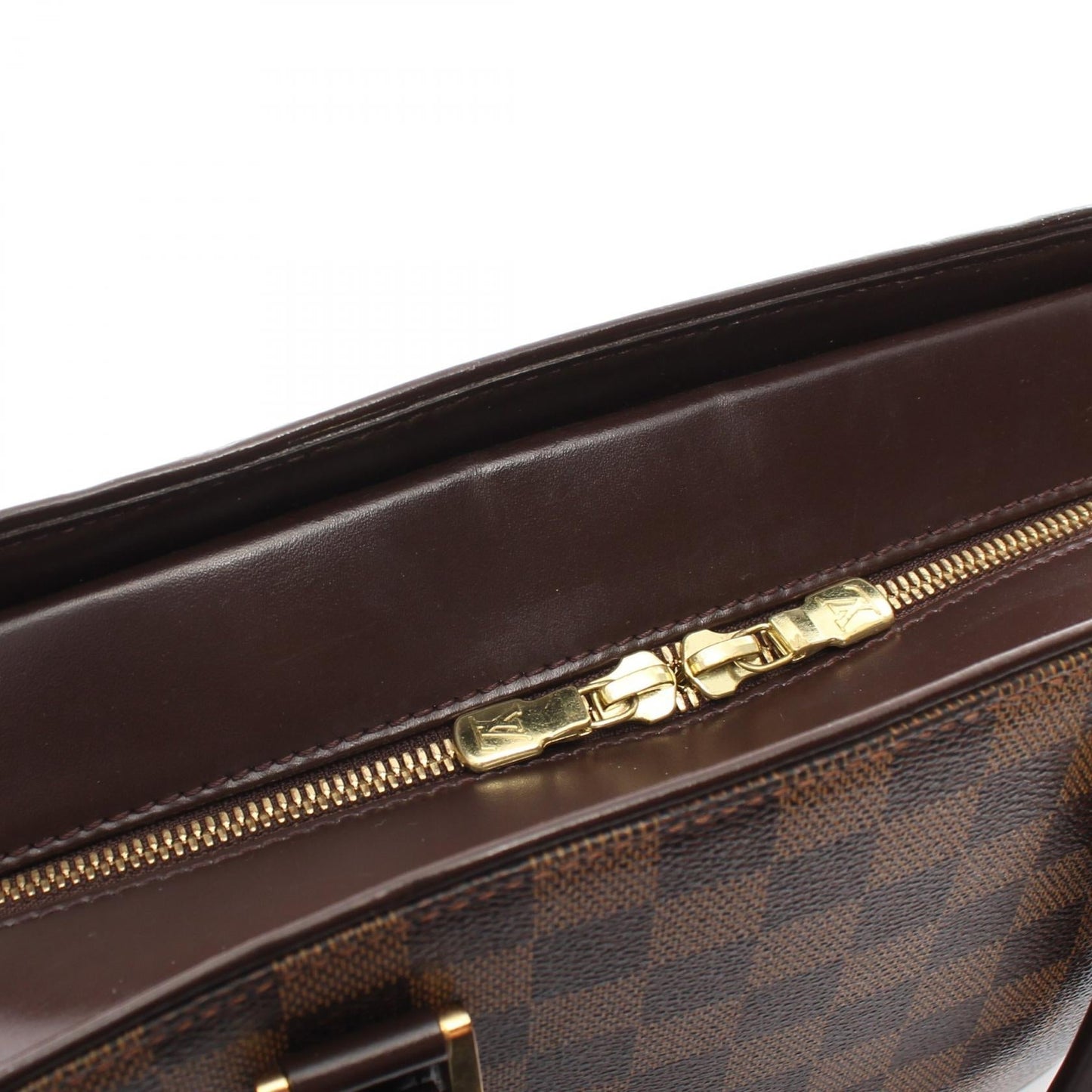 Louis Vuitton Damier Canvas Leather Handbag N51282