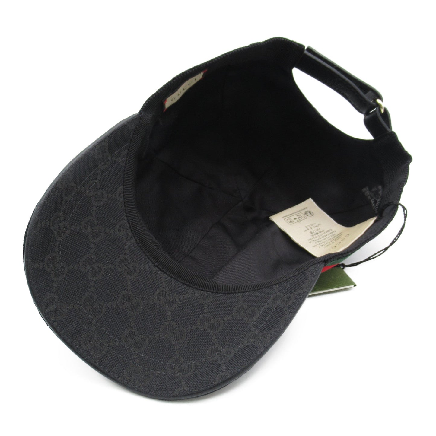 Luxury Gucci Trending 2025 GG Canvas Baseball Cap Black