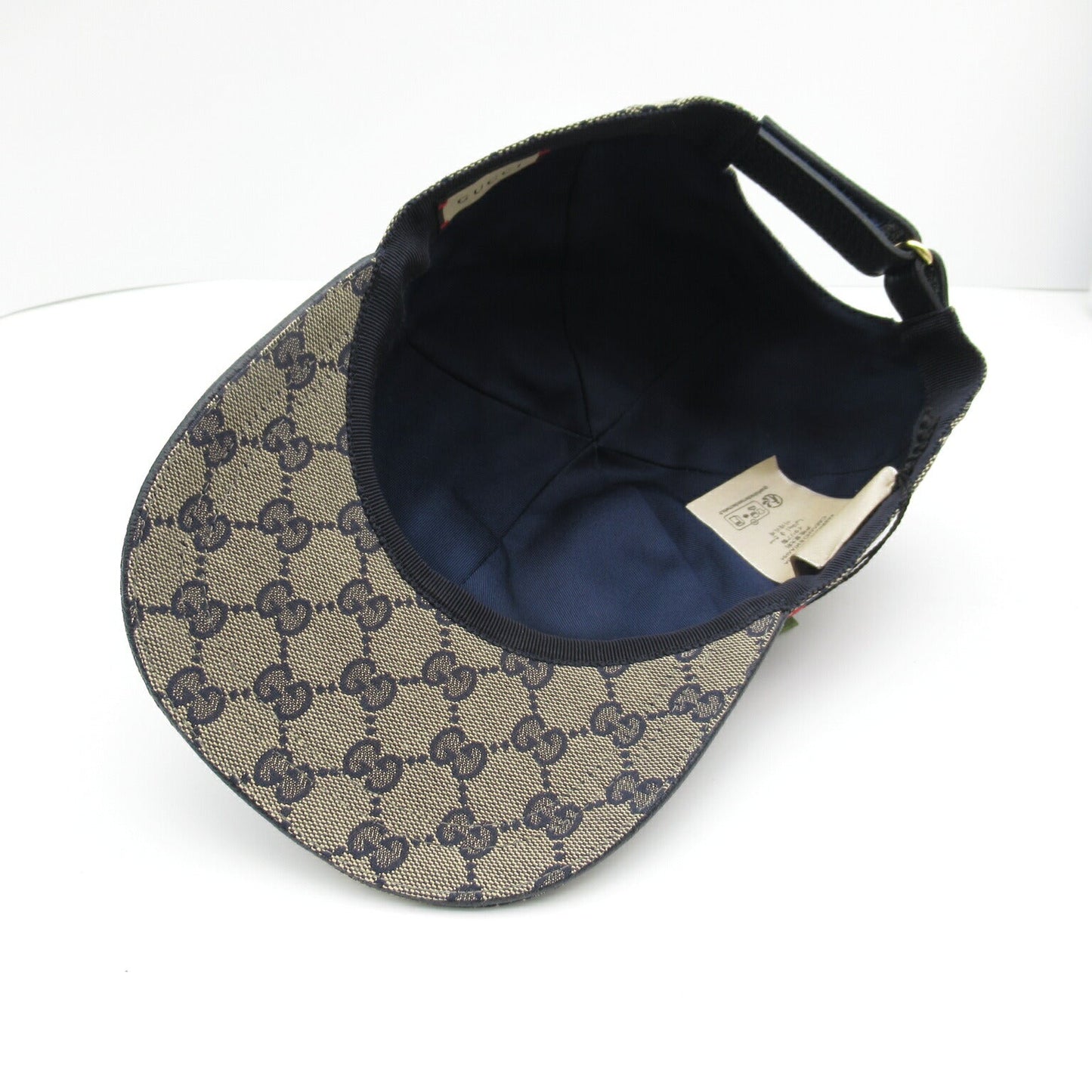 Luxury Gucci Trending 2025 GG Canvas Baseball Cap Beige/Blue