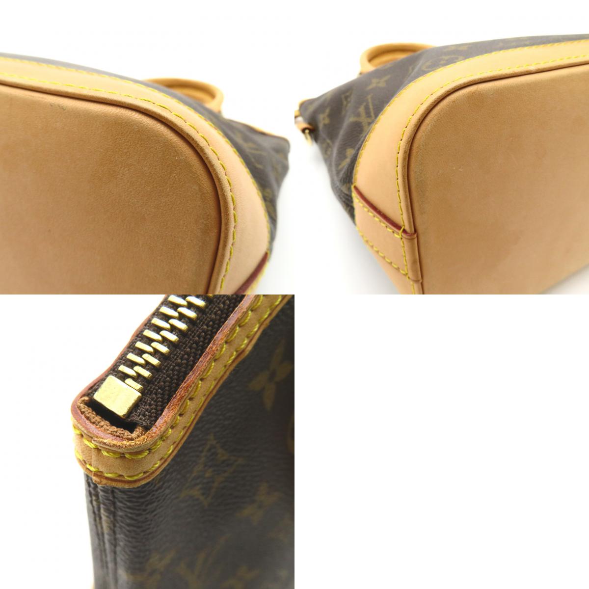 Louis Vuitton Lockit Handbag Monogram Brown M40102