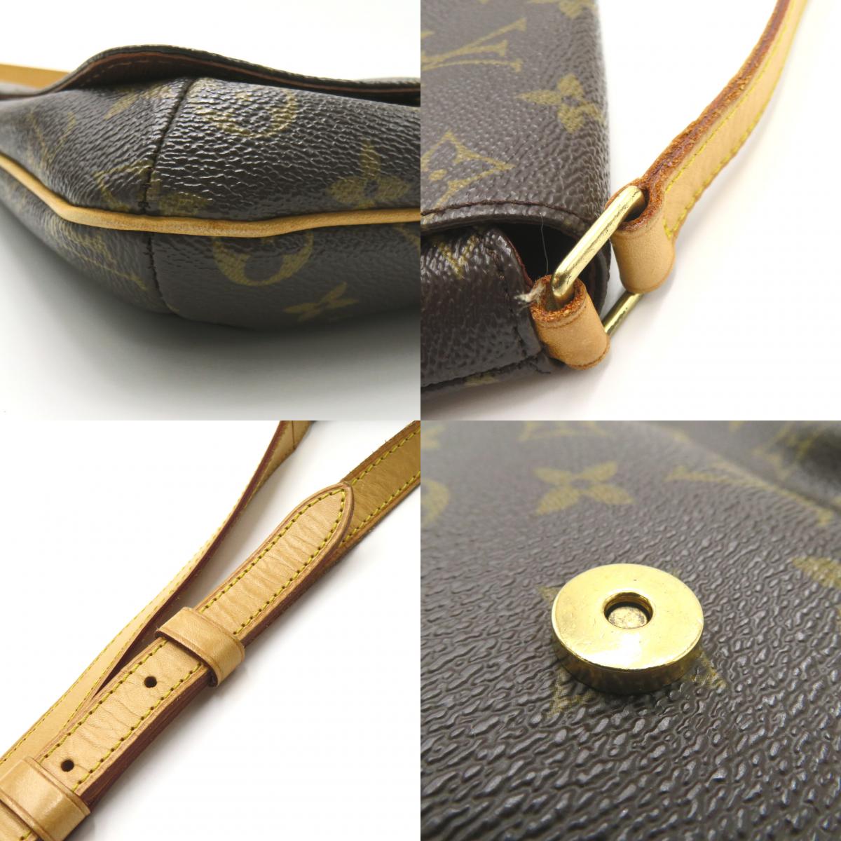 Louis Vuitton Musette Salsa Long Shoulder Bag Brown