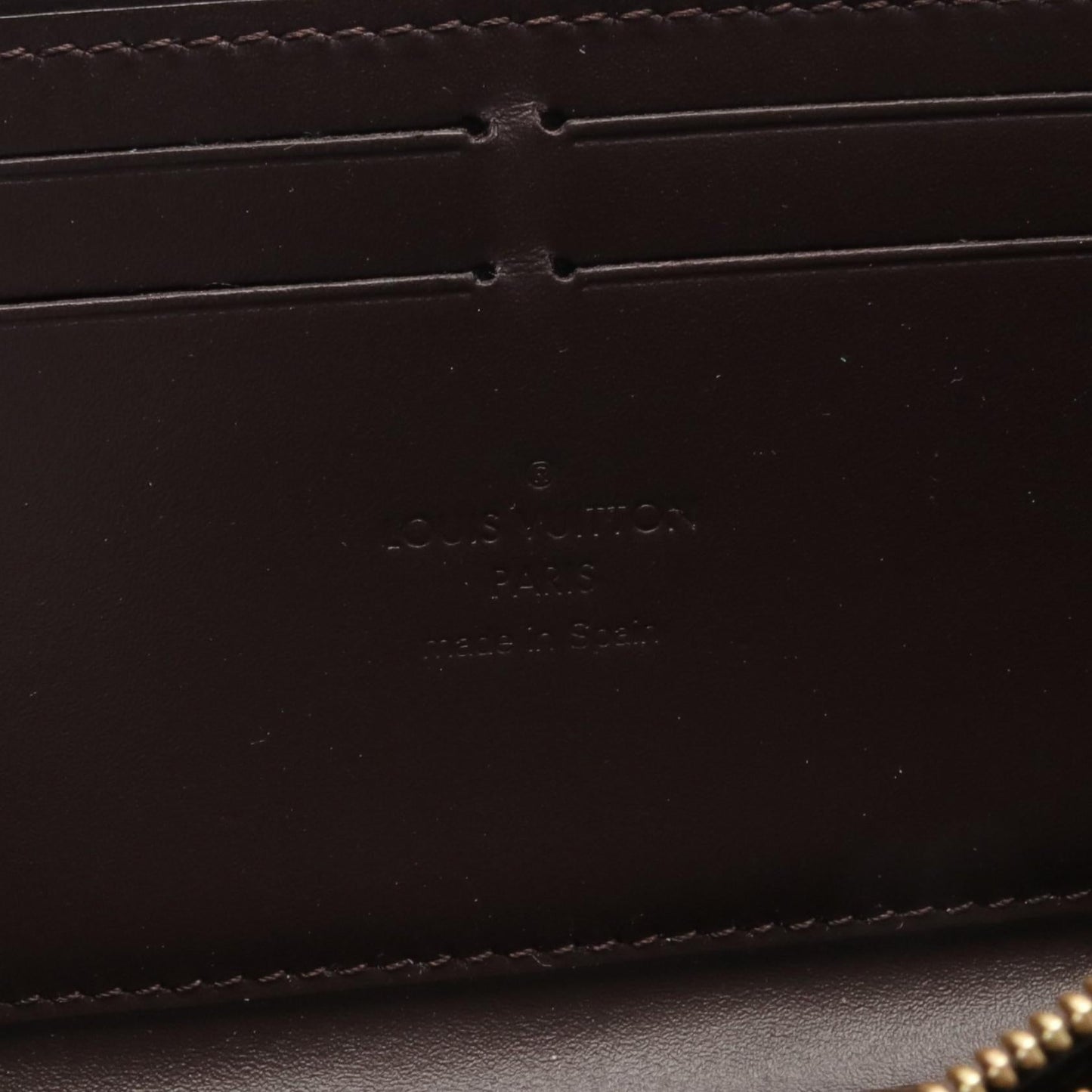 Louis Vuitton Monogram Vernis Portefeuille Miroir Leather Long Wallet M64403 in Great Condition