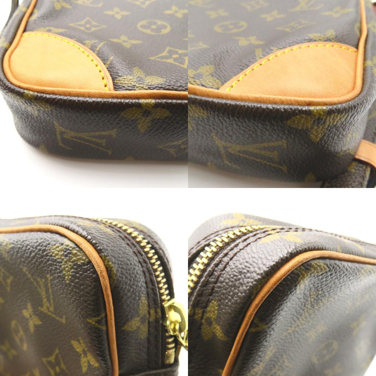 Louis Vuitton Danube Shoulder Bag Monogram Brown