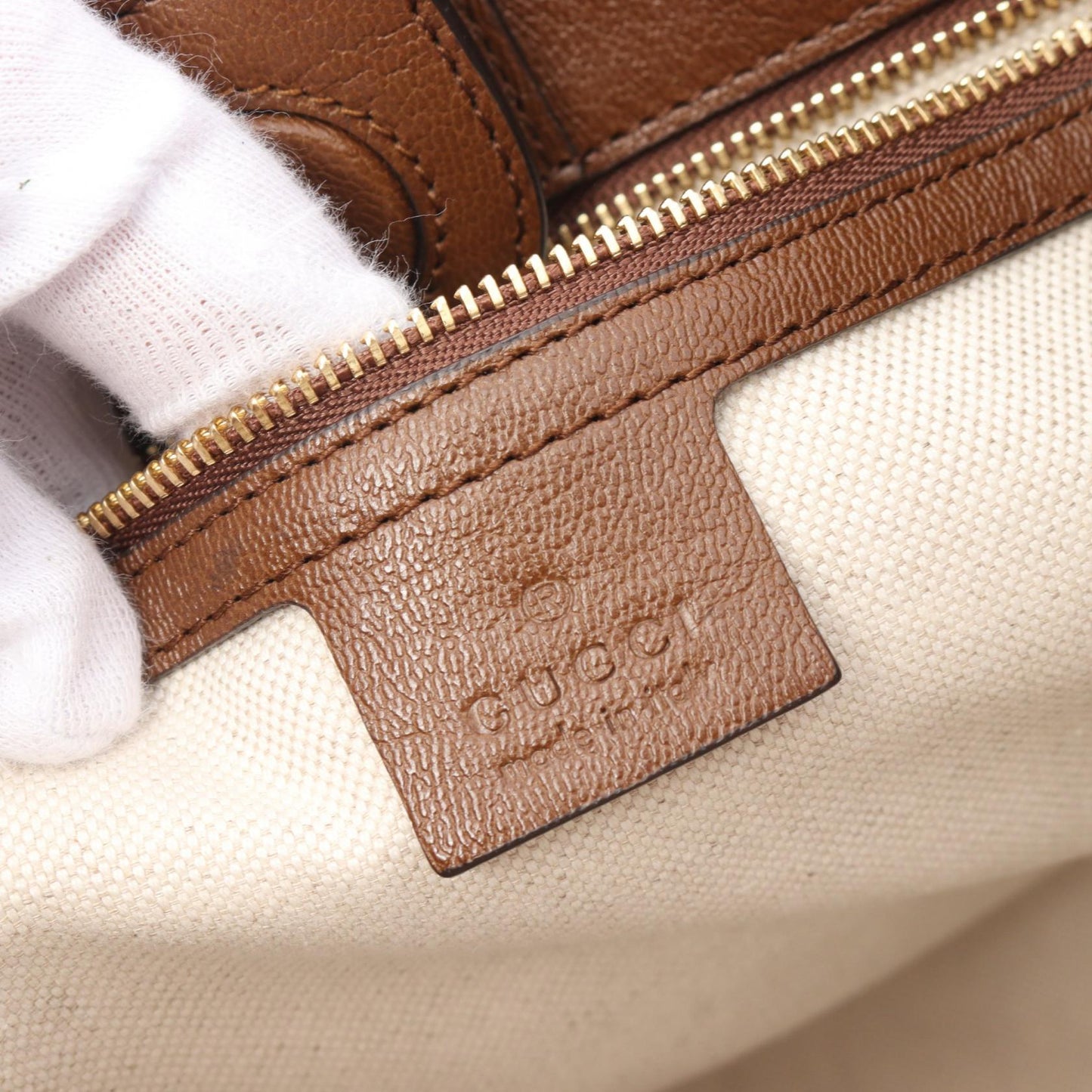 Luxury Gucci Trending 2025 Horsebit GG Canvas Leather Tote Bag