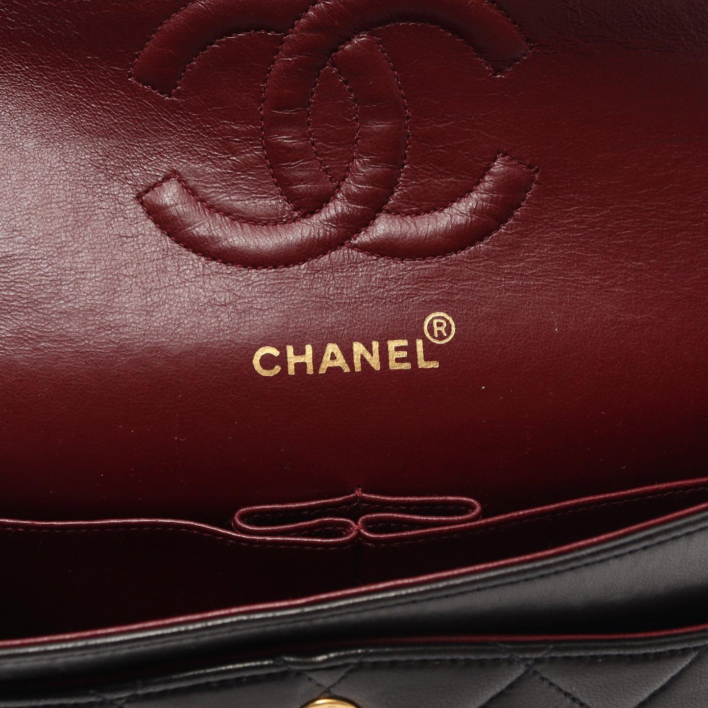 Chanel Matelasse W Flap Shoulder Bag Black