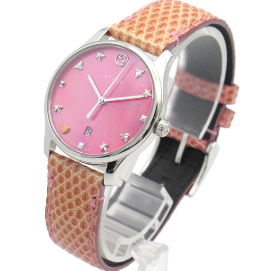 Luxury Gucci Trending 2025 G-Timeless Watch Stainless Steel Lizard Leather