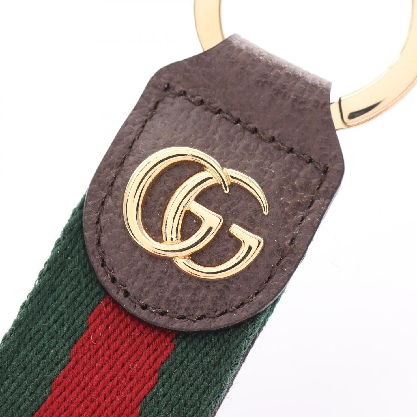 Luxury Gucci Trending 2025 Ophidia Key Holder Leather Canvas