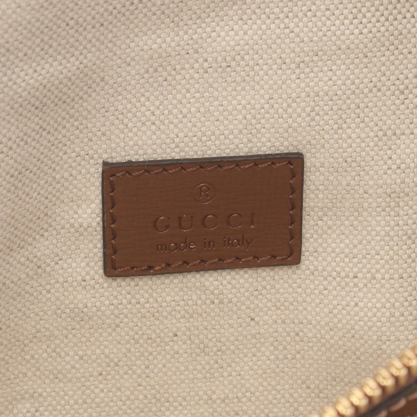 Luxury Gucci Trending 2025 Interlocking G Belt Bag PVC Canvas Leather