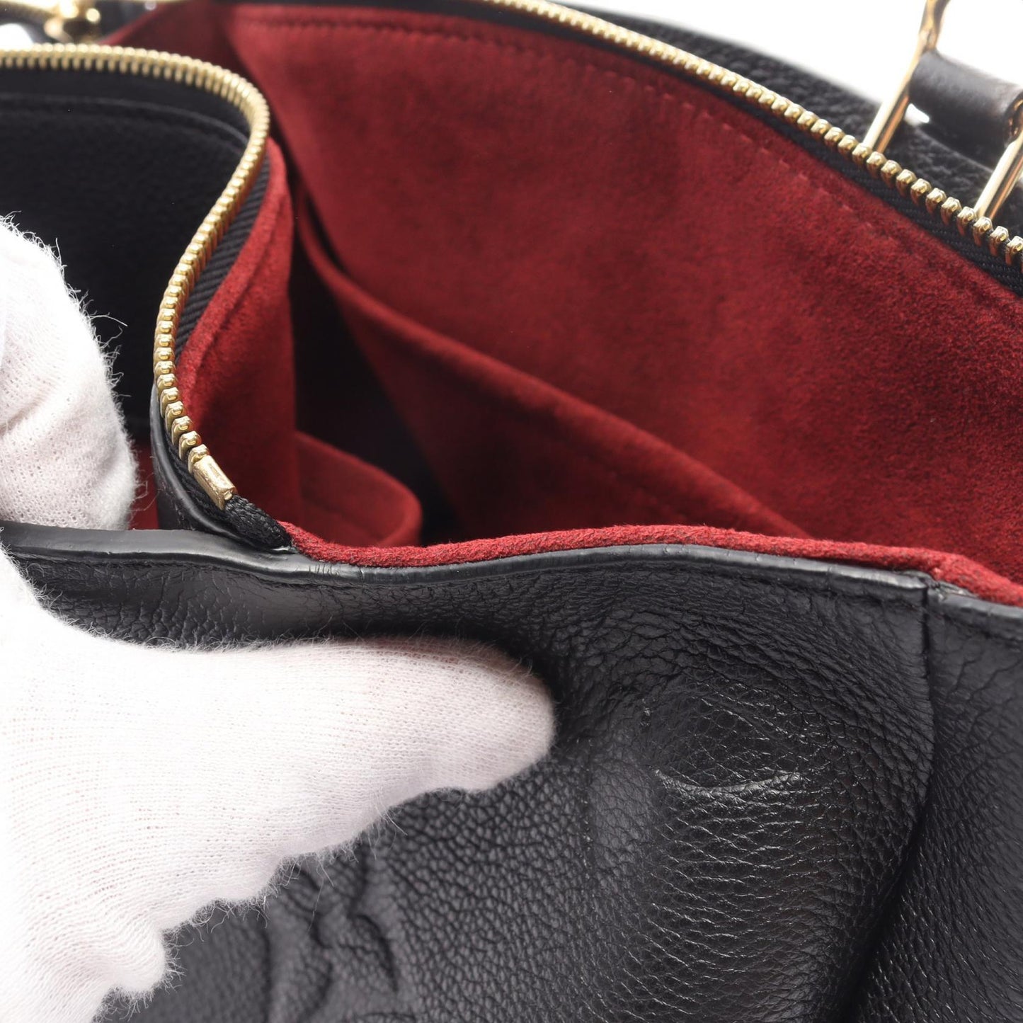 Louis Vuitton Monogram Empreinte Leather Handbag M58916