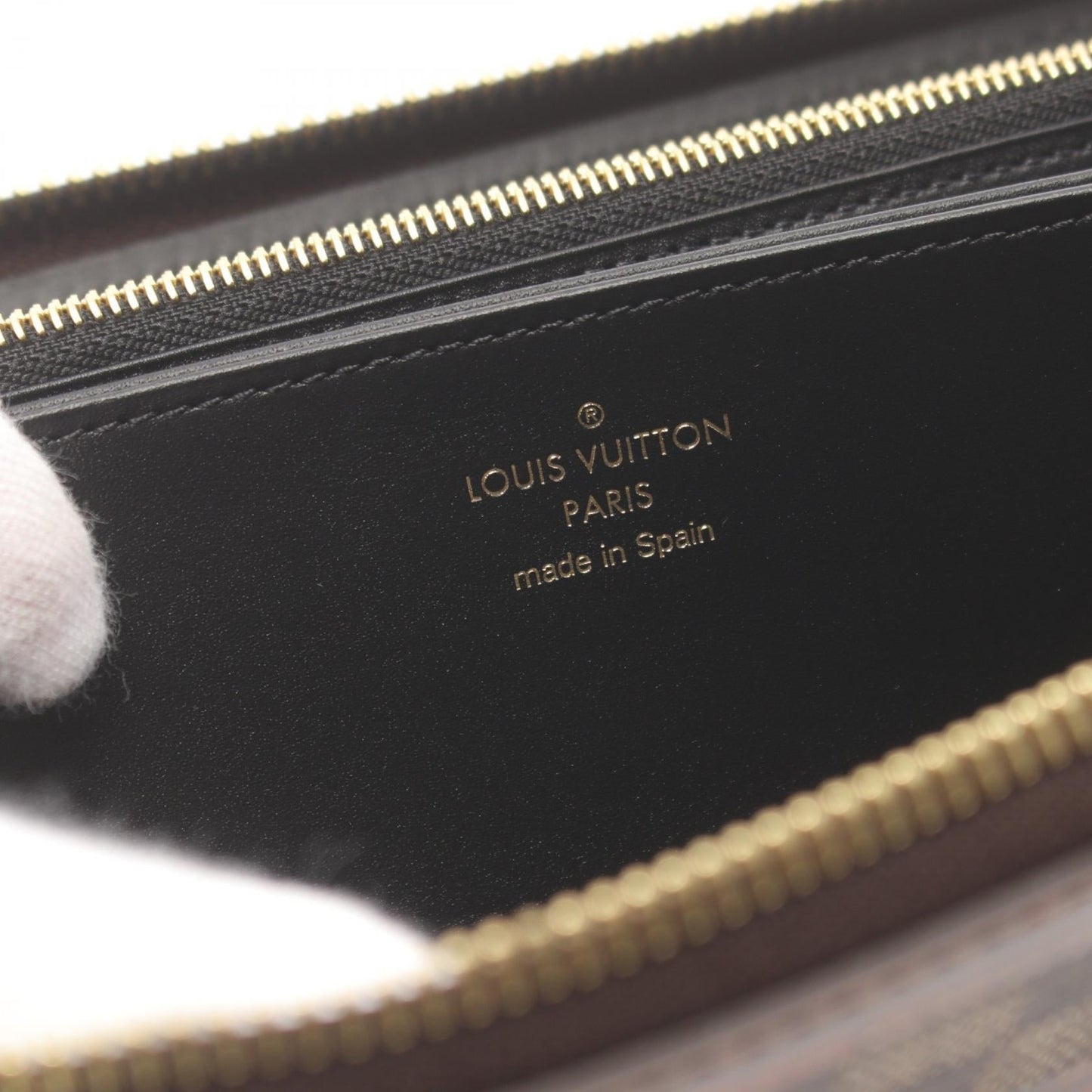 Louis Vuitton Damier Trunk Zippy Wallet Canvas Long Wallet M63490 in Great Condition
