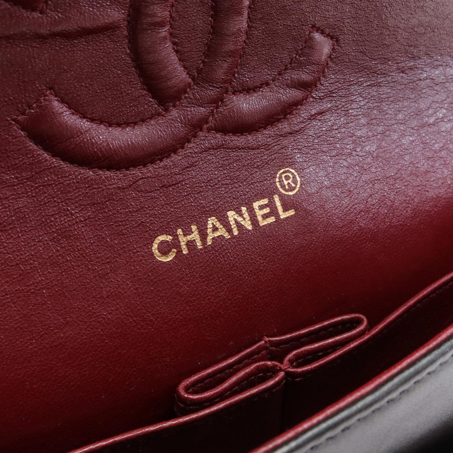 Chanel Lambskin Matelasse W Flap Shoulder Bag A01112