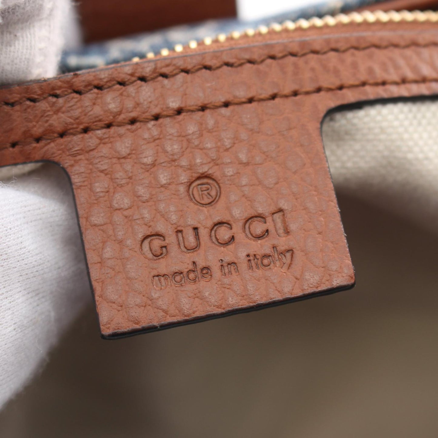 Luxury Gucci Trending 2025 Jackie 1961 GG Denim Leather Handbag