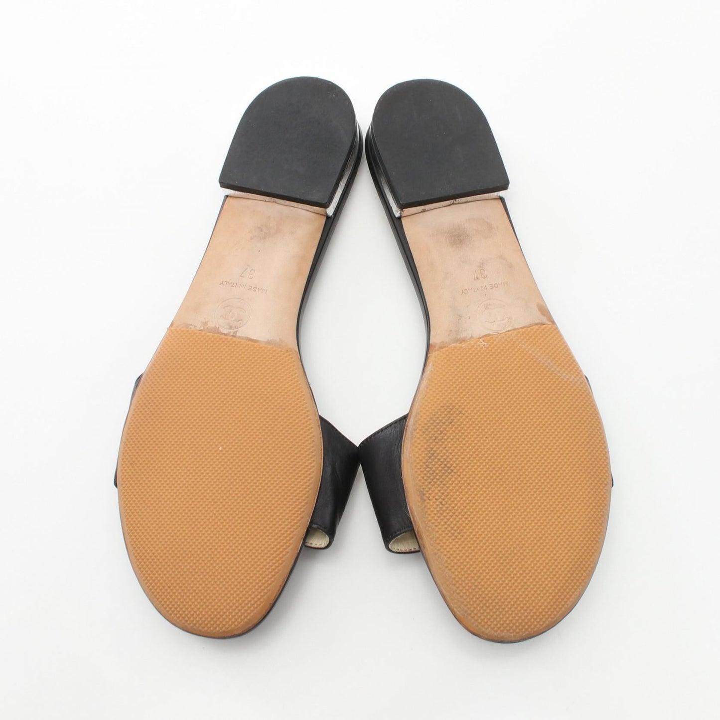 Chanel Camellia Leather Sandals G29154