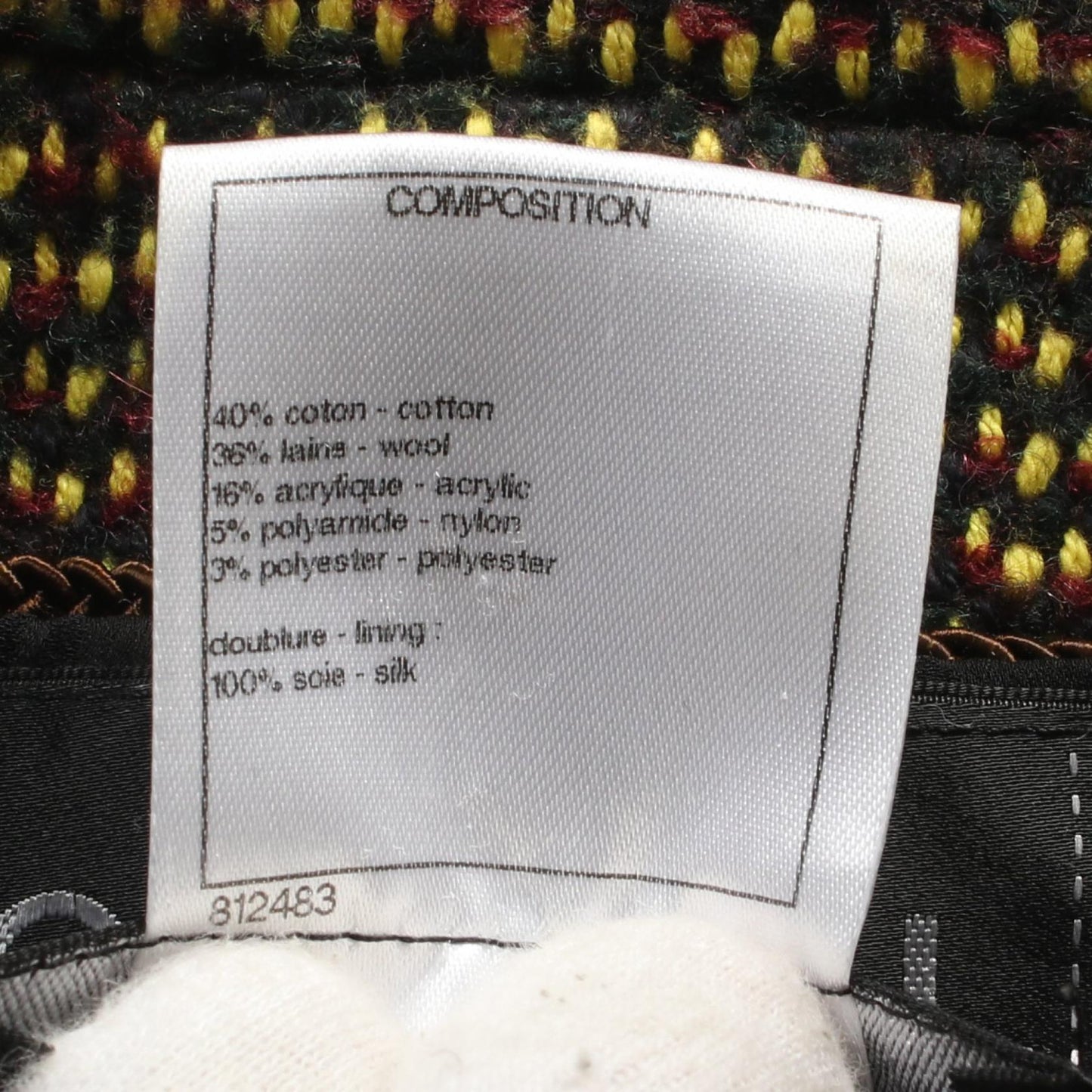 Chanel Wool Cotton Outerwear P49830V36924