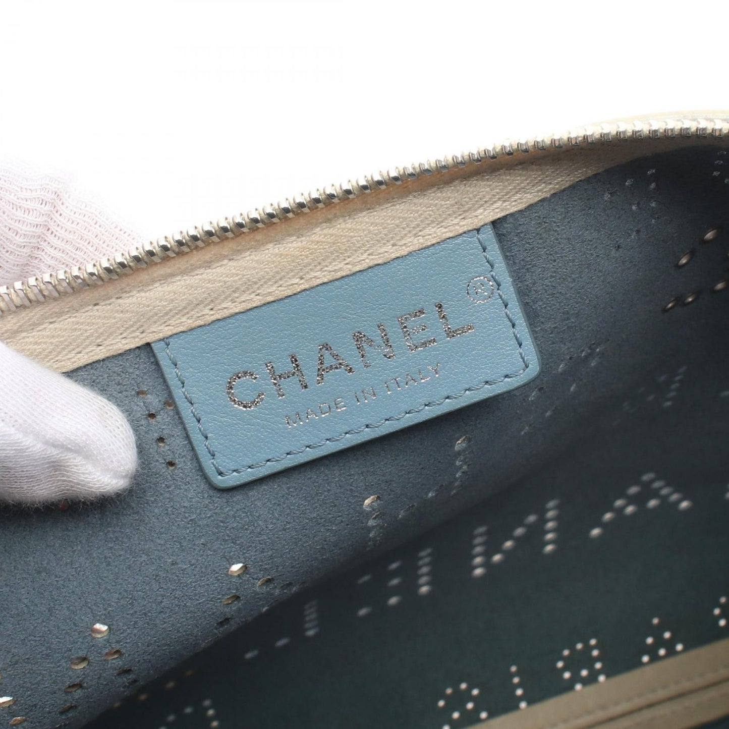 Chanel Leather Pouch Clutch