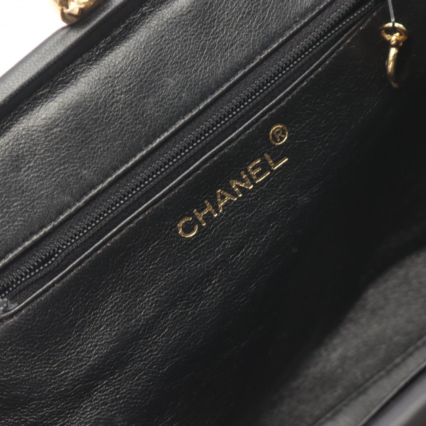 Chanel Lambskin Matelasse Handbag Black