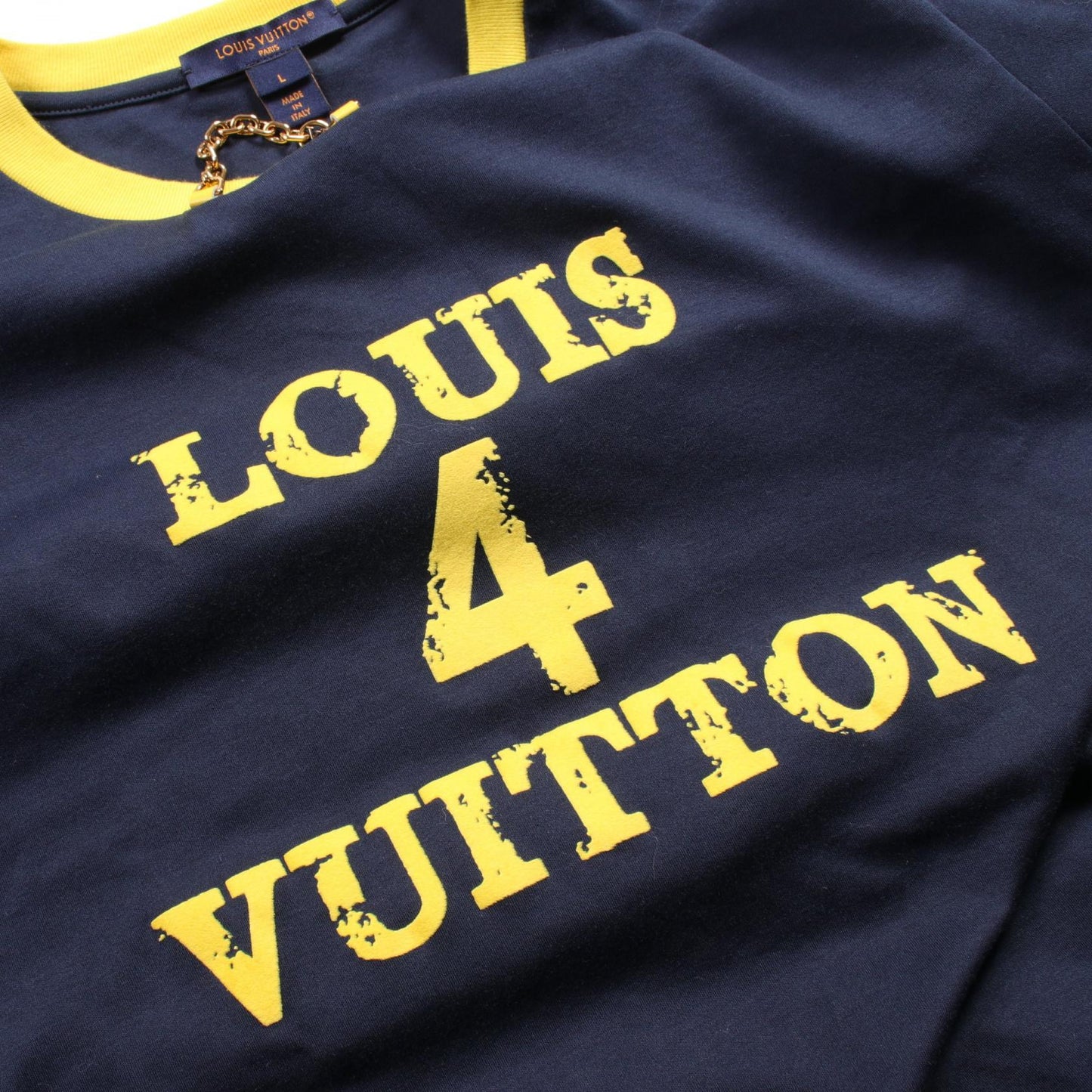 Louis Vuitton Chain Logo Cotton Top