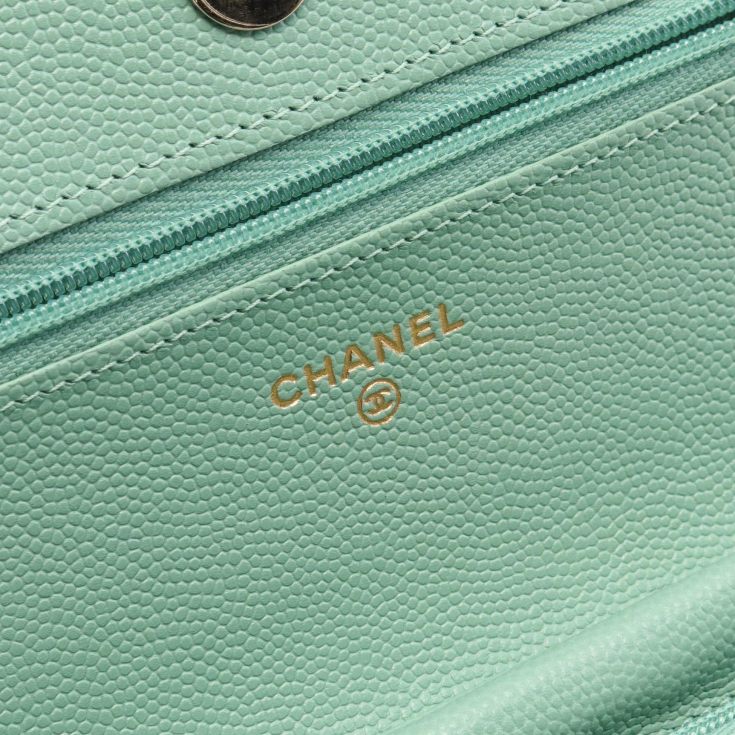 Chanel Matelasse Leather Shoulder Bag Green