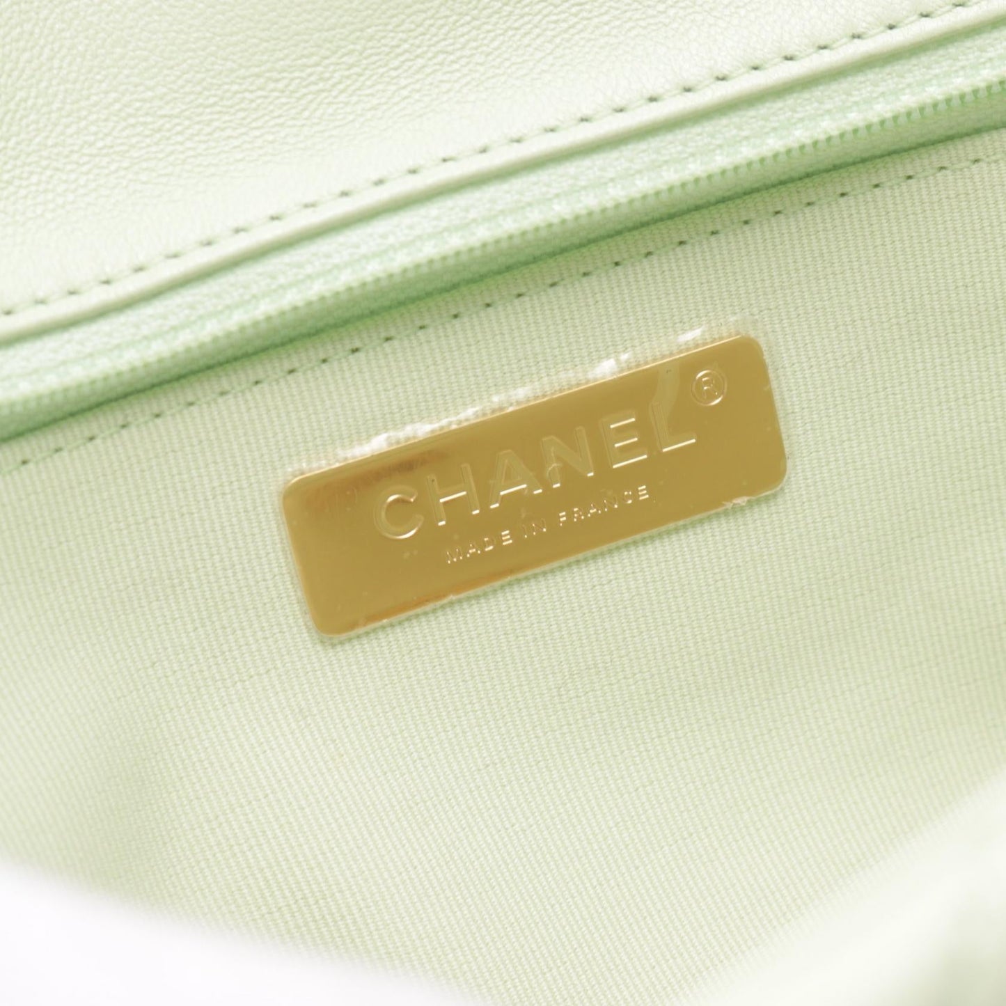 Chanel 19 Matelasse Leather Shoulder Bag Green