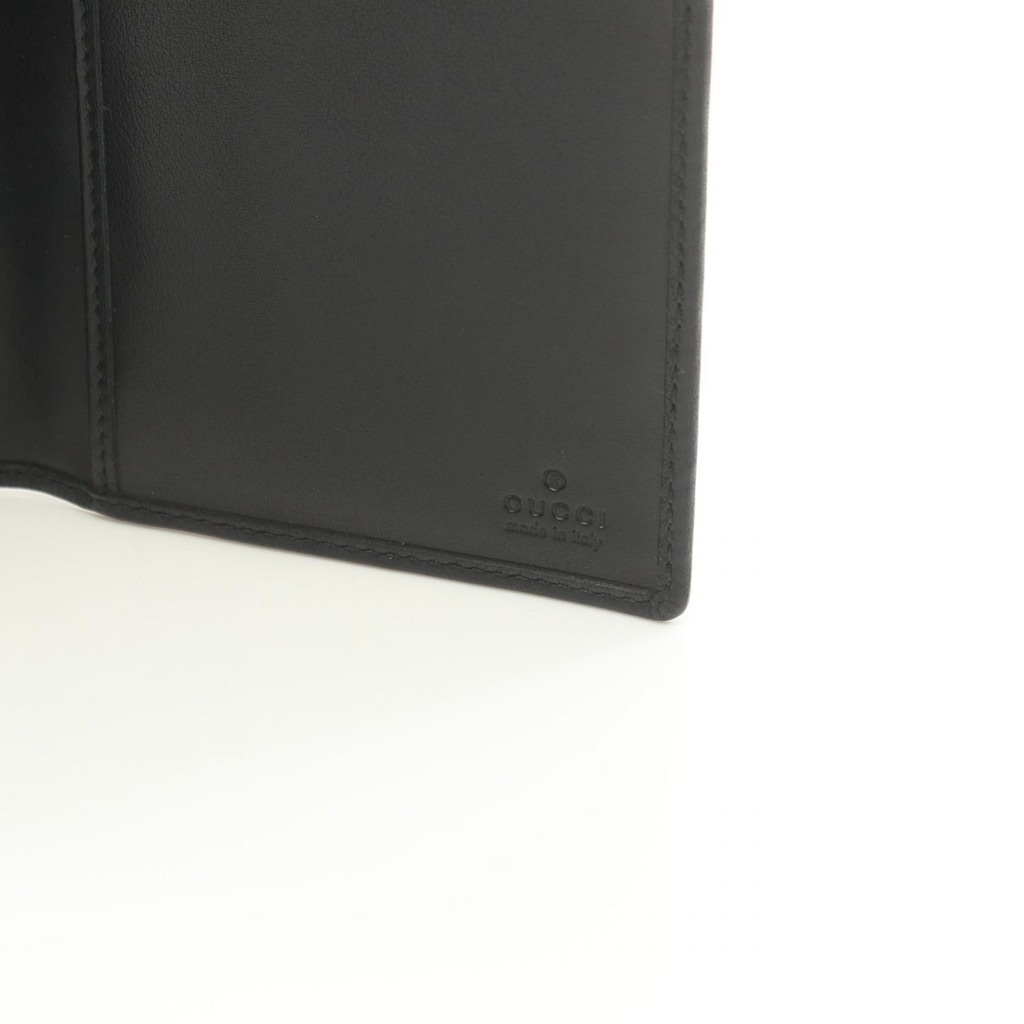 Luxury Gucci Trending 2025 Leather Bifold Long Wallet Black